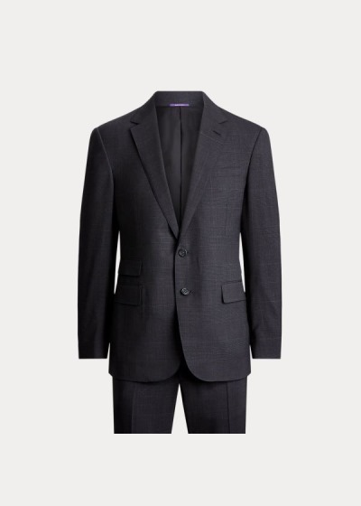 Men's Ralph Lauren Gregory Glen Plaid Wool Suits | 135204FGA